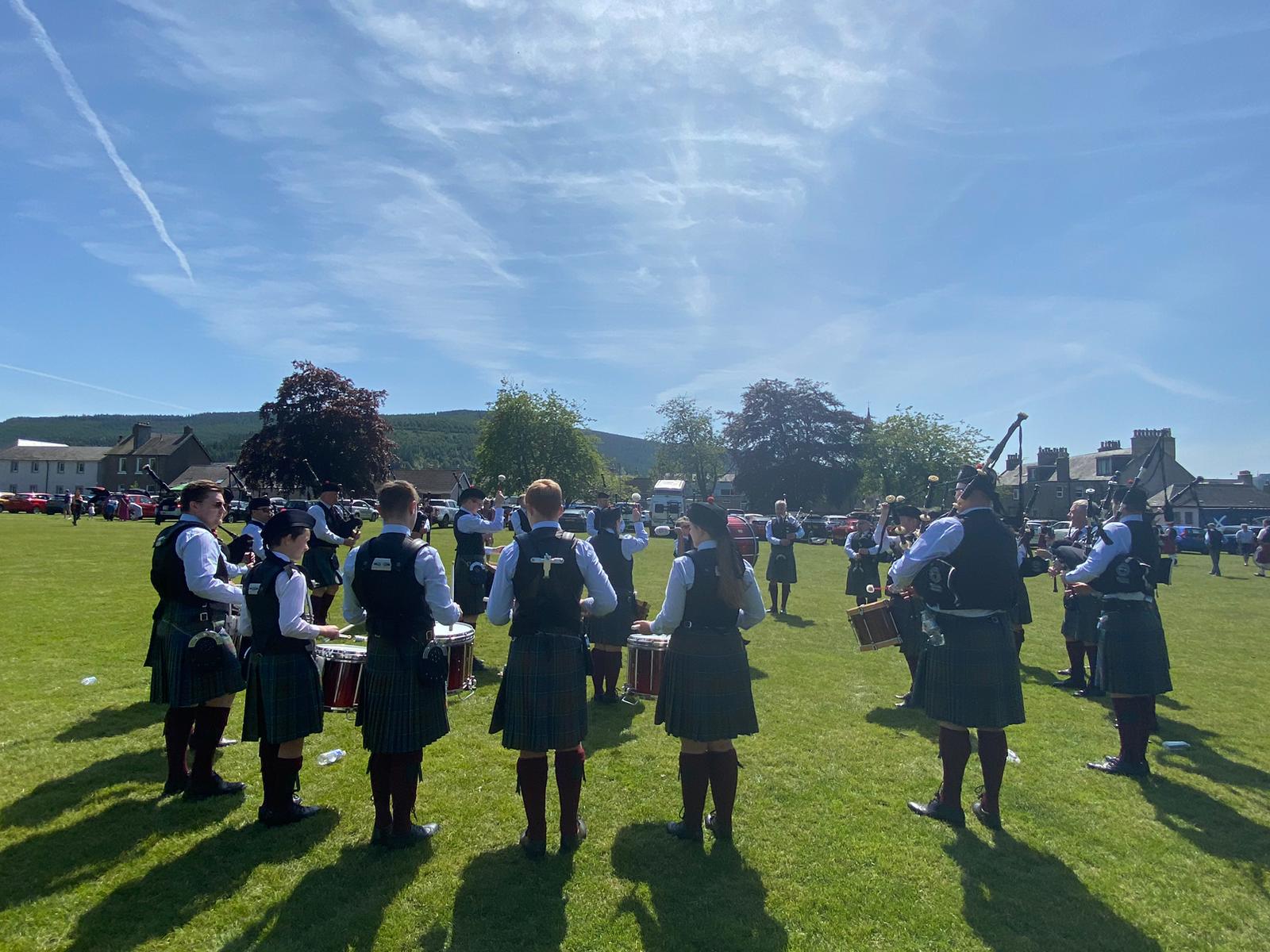 Stockbridge Pipe Band - Innerleithen - June 2025